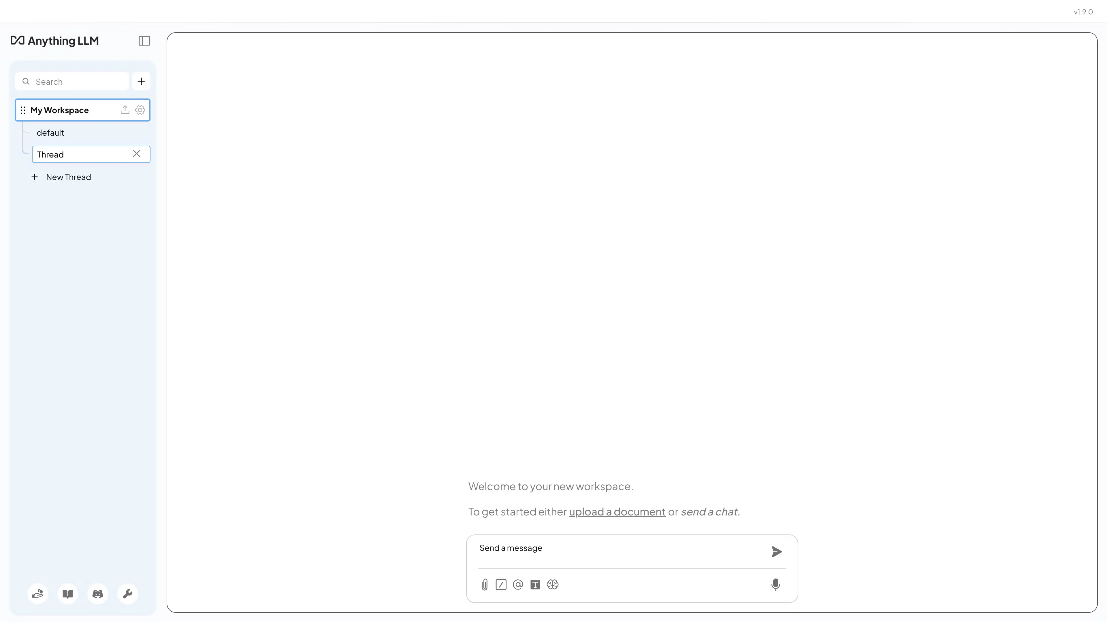 AnythingLLM screenshot