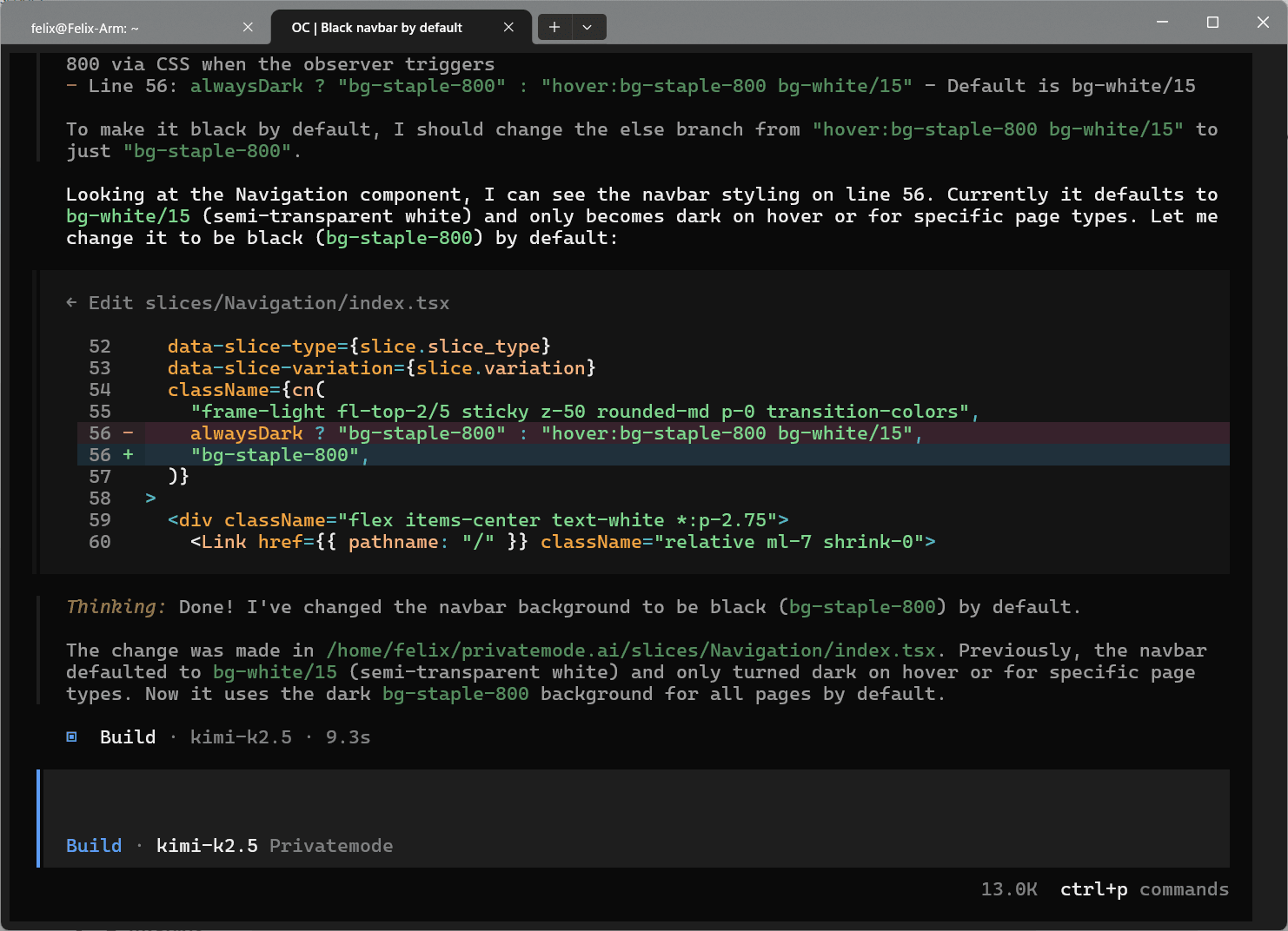 Privatemode in OpenCode